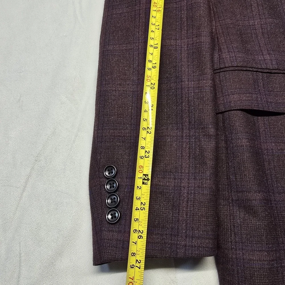 Bonobos Zignone Italy Wool  Plaid Blazer Jacket Men 46r